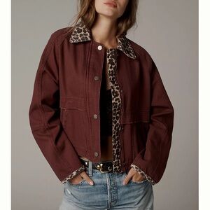 Pilcro Lexie Cropped Workwear Jacket